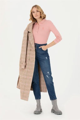 Женские темно-синие джинсовые брюки Неожиданная скидка в корзине