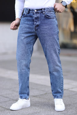 TRENDYOL MAN Ac?k Mavi Boyfriend Kot Pantolon Jeans TMNAW25JE00020