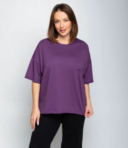 Футболка #КТ1612 (1), фиолетовый