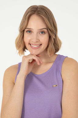 U. S. Polo Assn / Женская сиреневая футболка - U.s. polo assn фото 9