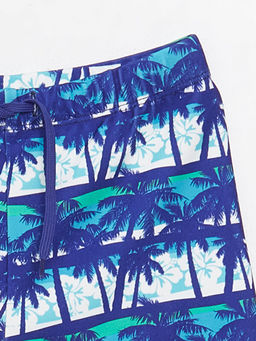 Beli Lastikli Bask?l? Erkek ?ocuk Boxer Mayo - Waikiki фото 2