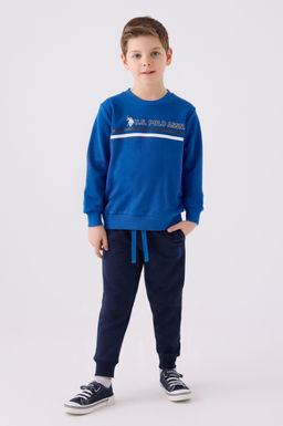 Пижамный комплект темно-синего цвета для мальчика