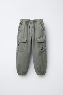 CARGO JOGGING TROUSERS WITH LABEL - Zara фото 11