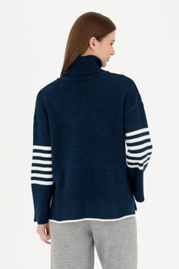 Женский темно-синий свитер - U.s. polo assn фото 12