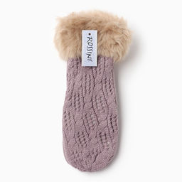 Варежки женские, цвет фиолетовый, размер 25 - Rossini фото 4