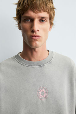 COMBINED PRINT SWEATSHIRT