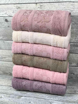 Полотенце LUZZ GOLGE CICEK (70*140) 6 шт