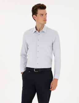 Gri Slim Fit Arm_rl_ Uzun Kollu G_mlek