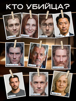 Настольная игра «Петля лжи», детективная, 16+