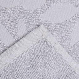 Полотенце махровое жаккардовое LoveLife Leaves 70х130 см, цвет светло-серый, 100% хл, 500 гр/м2  фото 4