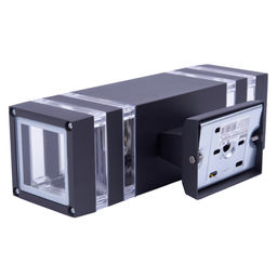 UUL-S24A 2x60W/E27 IP65 BLACK Светильник уличный, под две лампы Е27. Архитектурный накладной. Корпус черный. TM Uniel