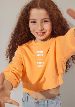 Sunshine Bask?l? Turuncu Sweatshirt