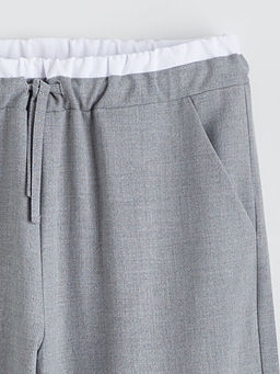 Beli Lastikli K?z ?ocuk Pantolon