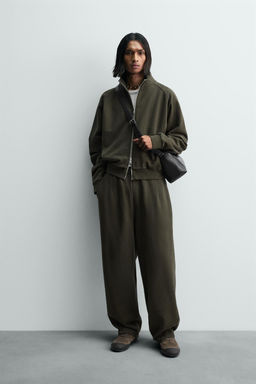PANTAL?N JOGGER BALLOON FIT LAVADO / Khaki