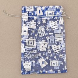 Цена за 20 шт. Мешочек подарочный органза Зимние радости, 16 24 см +/- 1.5 см - Дарите счастье фото 4