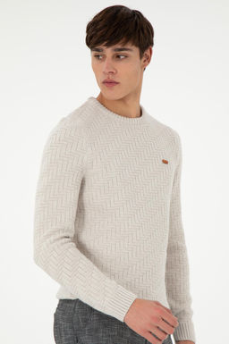Erkek Slim Fit Bisiklet Yaka Ta_ Kazak - U.s. polo assn фото 3