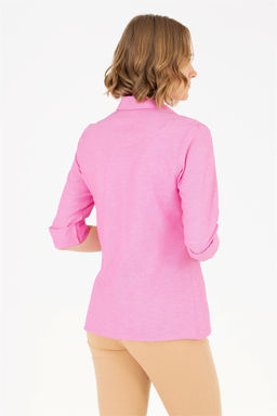 Рубашка женская розовая Uzunkol Basic - U.s. polo assn фото 12