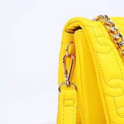 Сумка-мессенджер на магнитах, цвет жёлтый - Simaland фото 6