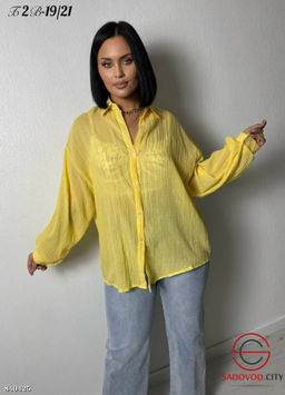 Рубашка женская однотонная - Bruno фото 2