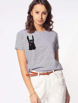 VILATTE / Футболка из премиального хлопка с авторским принтом