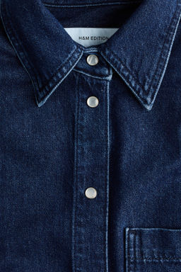 Camisa denim con hombreras - H&m фото 4