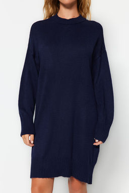 TRENDYOLMILLA Antrasit Mini Triko Super Genis Kal?p Yumusak Dokulu Elbise TWOAW24EL00035  фото 12