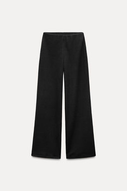 SOFT RIBBED TROUSERS - Zara фото 12