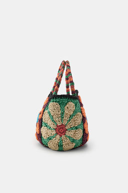MINI BOLSO COMBINADO FLORES / Multicolor