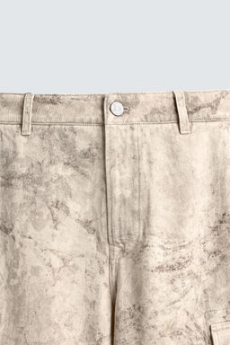 STRAIGHT-LEG CARGO TROUSERS - Zara фото 9