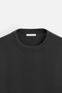 COTTON BLEND TEXTURED SWEATER - Zara фото 8