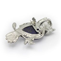 Кулон-Брошь "Сова" лазурит