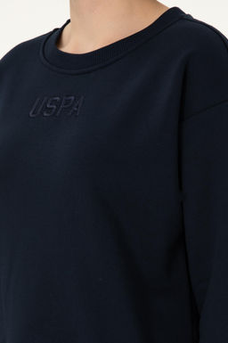 Женский темно-синий свитшот Неожиданная скидка в корзине - U.s. polo assn фото 7