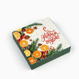 Цена за 5 шт. Коробка складная «С Новым годом!», 14×14×3.5 см