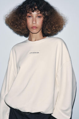 BALLOON EMBROIDERED SLOGAN SWEATSHIRT - Zara фото 2