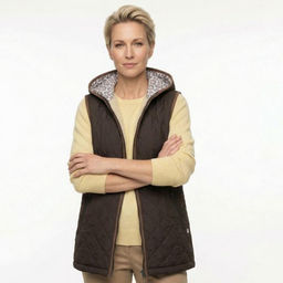 Жилет арт.1181-17 СКАЙ коричневый