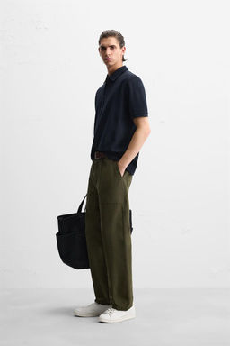 TEXTURED POLO SHIRT - Zara фото 5