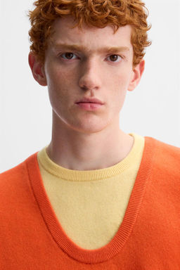 COLOUR BLOCK WOOL SWEATER X HARRY LAMBERT - Zara фото 15