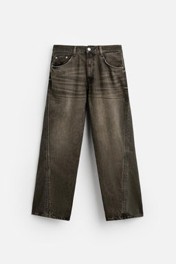 BAGGY FIT JEANS WITH TURNED SEAMS - Zara фото 6