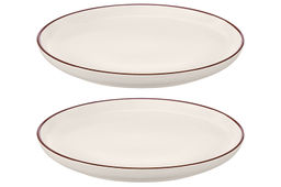 Набор 2 тарелок с прямым бортом 26,5*26,5*3 см Терра - Elan gallery фото 5