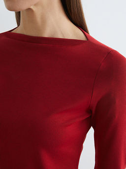 Kay?k Yaka Fitilli Kad?n Body