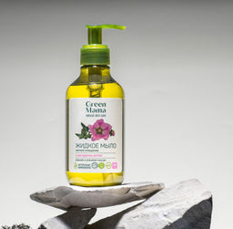 Жидкое мыло «мягкое очищение» с экстрактом алтея, 300 мл - Green mama фото 2