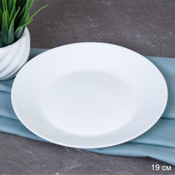 Набор тарелок 6 штук 190 мм ЕВРО белая / NNP75T (WHITE) /уп 8/