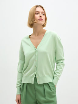 Conso/KCL 240717 - green apple Кардиган женский