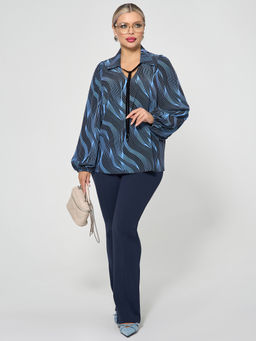 Блузка 0059-27п кремово-белый - Dora фото 12