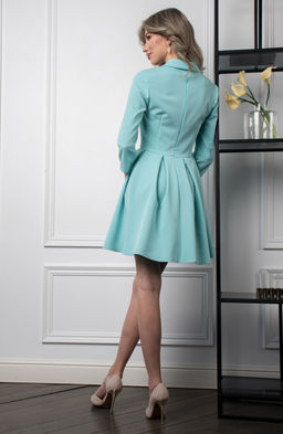 Романтичное платье аквамариновый - Donna saggia фото 2