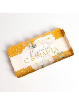 Цена за 5 шт. Коробка для печенья, кондитерская упаковка с пластиковой крышкой, «8 марта», 10.5×21×3 см