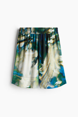 Bermudas de gasa con estampado abstracto