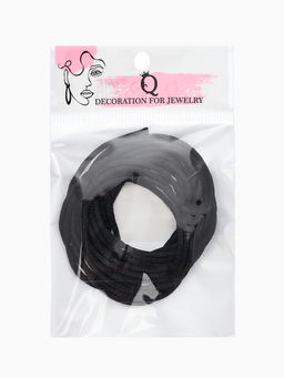 Цена за 3 шт. Шнурок для крестика, набор 3 шт. длина 100 см, диаметр 1.5 мм, нейлоновый гайтан, черный