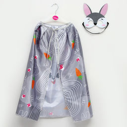 Карнавальный набор «Новогодний заяц»: плащ, маска