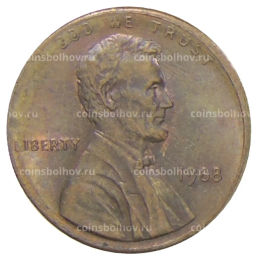 1 цент 1988 года США